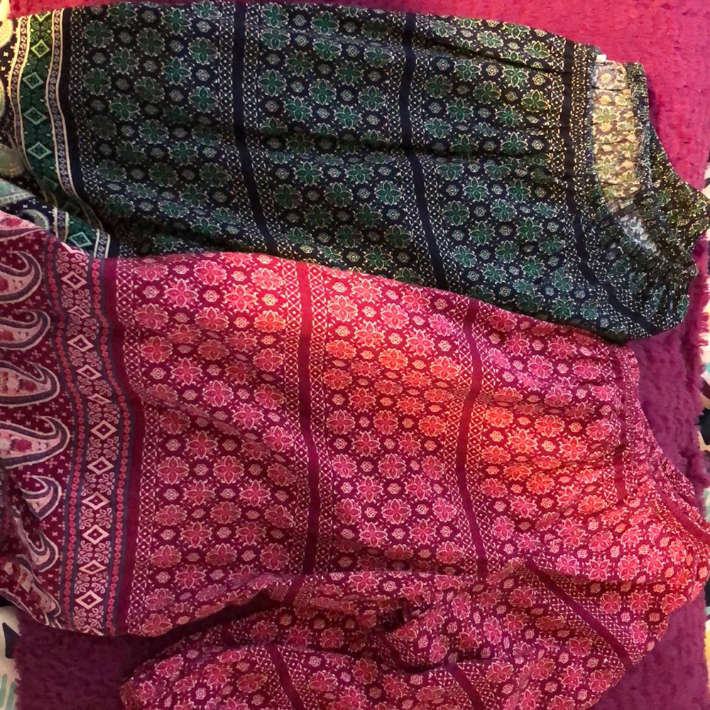 Two shirts.